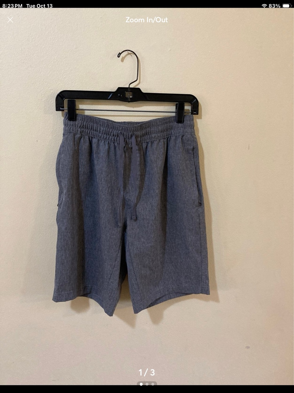 George gray Elastic-Waist Hybrid Shorts